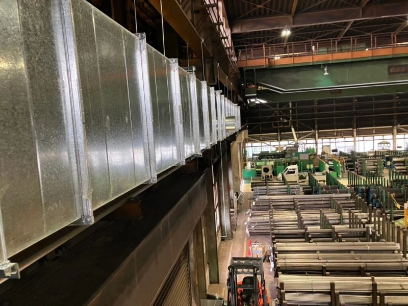 Đưa luồng gió mát vào trong nhà máy nóng bức!